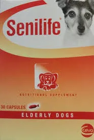 SEGMINISMART CEVA Animal Health D59010B Senilife Nutritional Supplement for Elderly Dogs- 30 capsules/ box